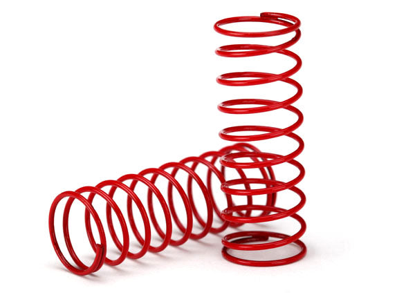 TRA7667 Traxxas Spring, shock (red) (GTR) (0.412 rate)
