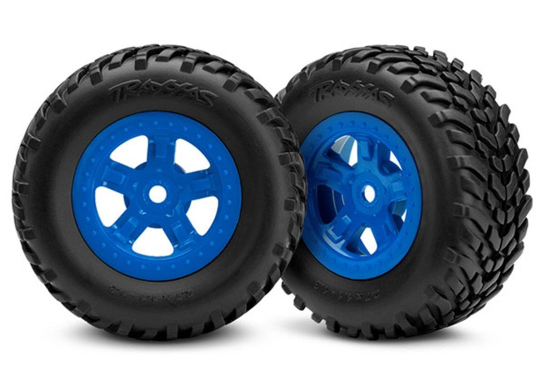 7674 Traxxas Tires and wheels, assembled, glued