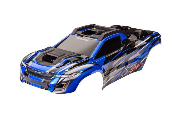 Carrosserie Traxxas 7812A, XRT, bleue (peinte, décalcomanies appliquées)