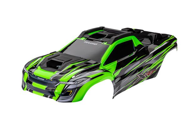 7812G Traxxas Body, XRT, Green (Painted, Decals Applied)