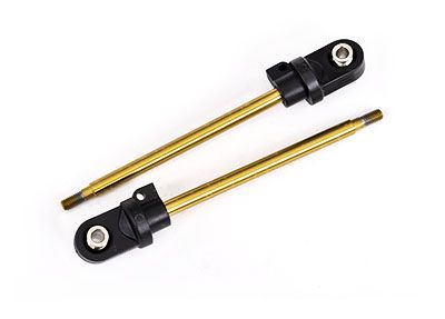 7863T Traxxas Shock Shaft, 92mm (GTX) (Tin-Coated) (2)