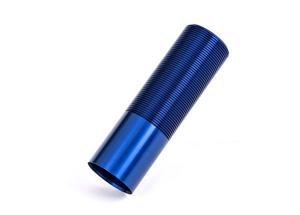 7866 Corps Traxxas, amortisseur GTX, moyen (aluminium, anodisé bleu) (1)