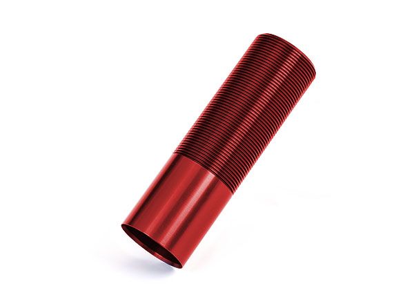 7866R Cuerpo Traxxas, amortiguador GTX, mediano (aluminio, anodizado rojo) (1)