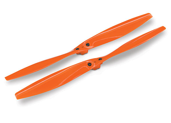 7930 Traxxas Aton Rotor Blade Set (Orange) (2)