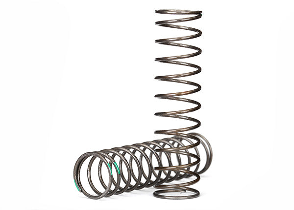 8040 Springs, shock (natural finish) (GTS) (0.54 rate, green stripe) (2)
