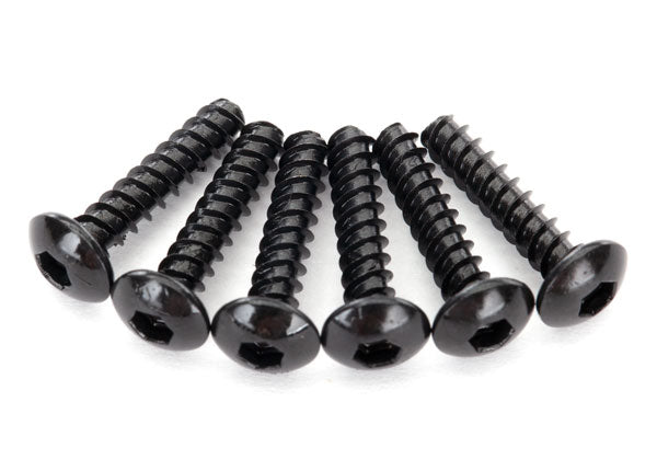 8299 Screws, 2.6x12mm button-head, self-tapping (hex drive) (6)
