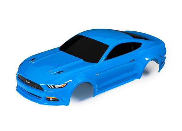 8312a Carrosserie Traxxas, Ford Mustang, bleu Grabber (peint) TRA8312A 