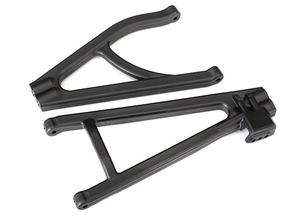 8634 Traxxas Suspension arms, black, rear (left), heavy duty