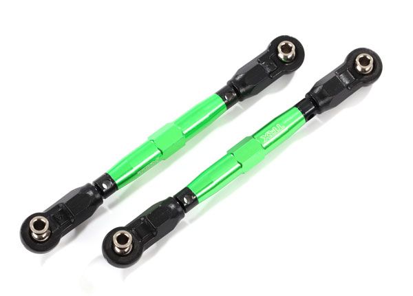 8948G Traxxas Toe links, front (TUBES green-anodized)