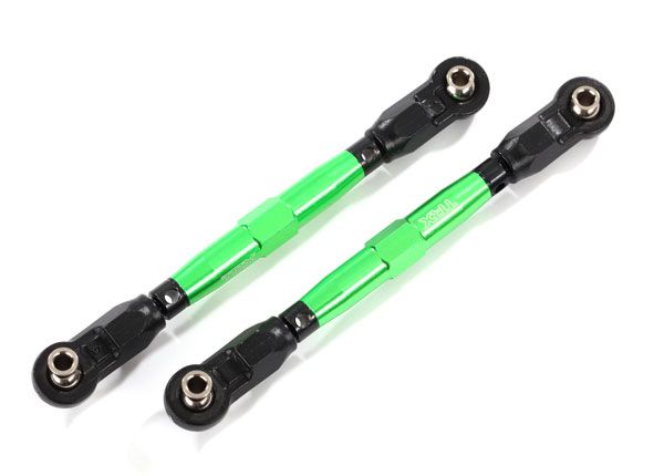 8948G Traxxas Toe Links, avant (TUBES vert anodisé) 