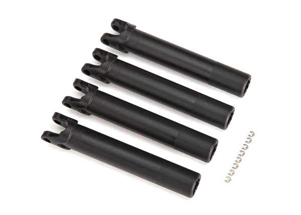8993A Traxxas Half shafts, outer (extended, front or rear) (4)/ e-clip