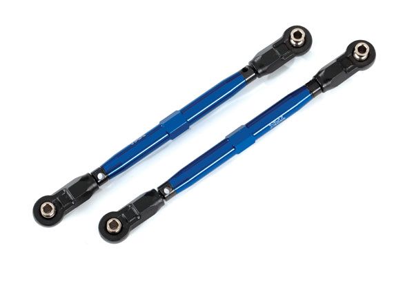 8997X Traxxas Toe links, Wide Maxx (TUBOS, aluminio 6061-T6 - azul