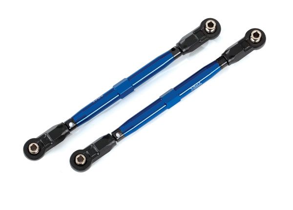 8997X Traxxas Toe links, Wide Maxx (TUBES, 6061-T6 aluminum - blue