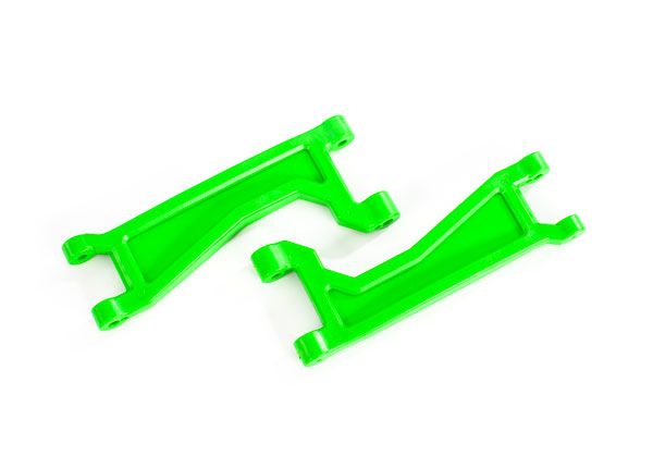 8998G Traxxas Brazos de suspensión, superiores, verdes (L/R, F/R) (kit WideMAXX) 