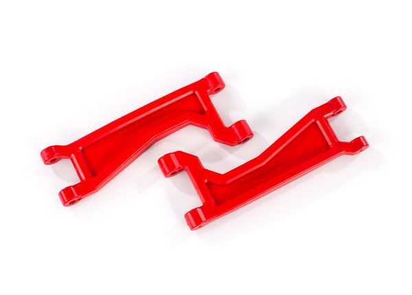 8998R Traxxas Bras de suspension, supérieurs, rouges (L/R, F/R) (kit WideMAXX) 