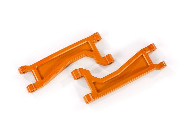 8998T Traxxas Brazos de suspensión, superior, naranja (L/R, F/R) (kit WideMAXX) 