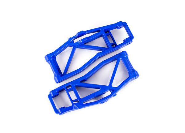 8999X Bras de suspension Traxxas, inférieurs, bleus (L/R, F/R) (kit WideMAXX) 