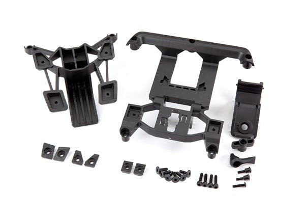 9015 Traxxas Body mounts, front & rear/ 3x12mm CS (4)/ 3x12mm shoulde