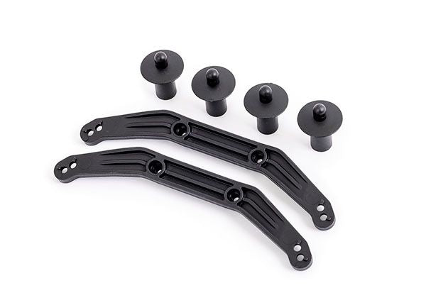 9016 Traxxas Body mounts, front & rear, extreme heavy duty