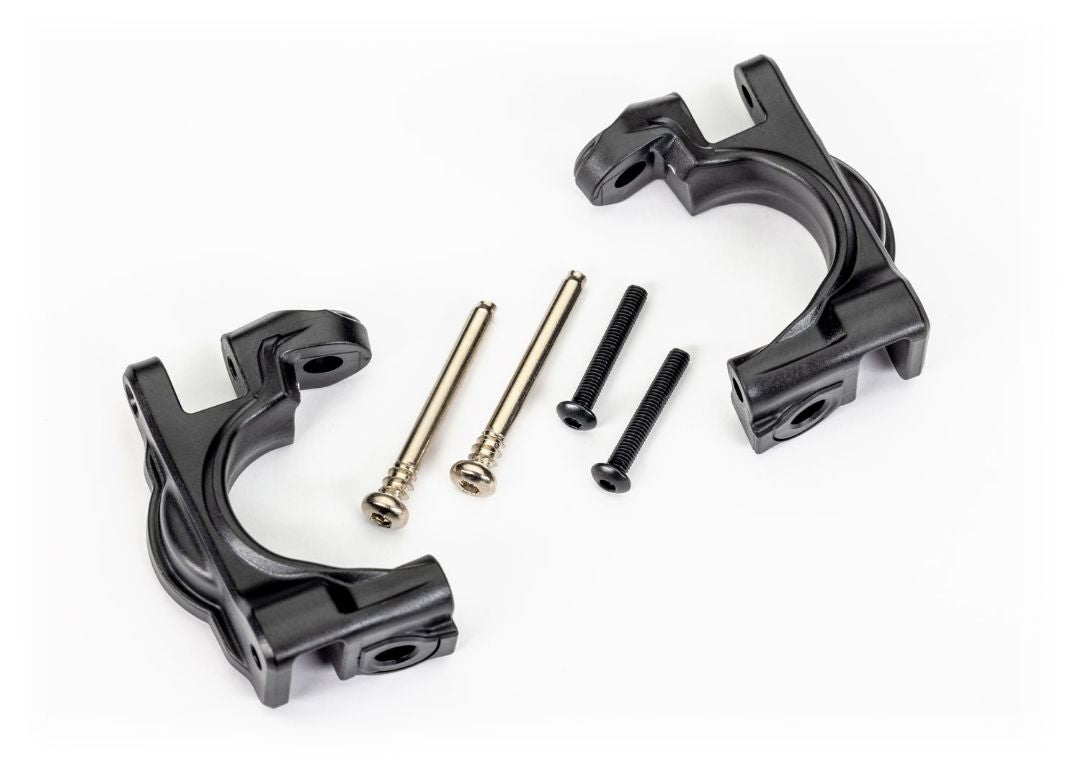 9032 Traxxas Caster blocks (c-hubs), extreme heavy duty, black