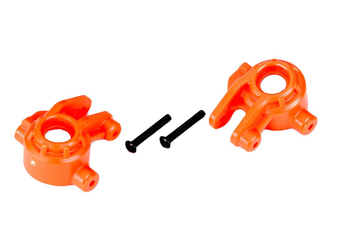 9037T Traxxas Steering blocks, extreme heavy duty, orange