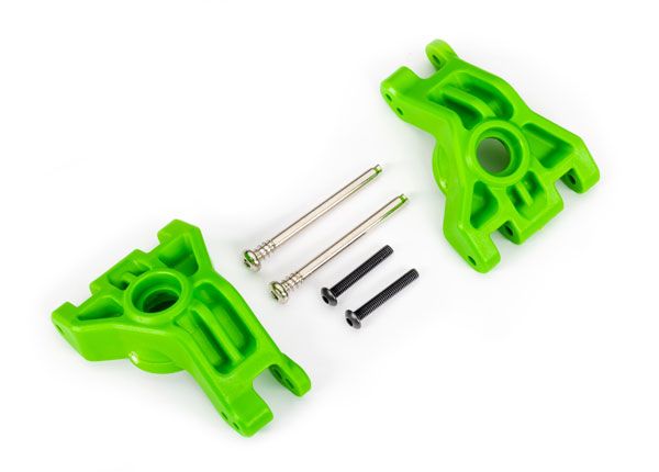 9050G Traxxas Carriers, stub axle, rear, extreme heavy duty, green