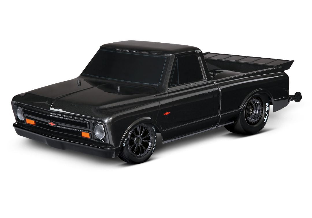 94076 Traxxas Drag Slash 1967 Chevrolet C10 RTR Midnight Black [Juego de neumáticos 9475A o 9475X GRATIS]