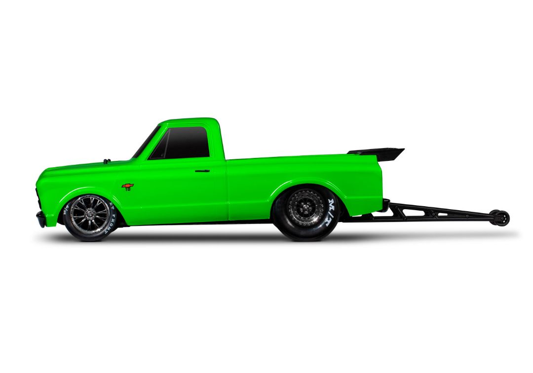 94076 Traxxas Drag Slash 1967 Chevrolet C10 RTR Green Machine [Jeu de pneus GRATUIT 9475A ou 9475X]