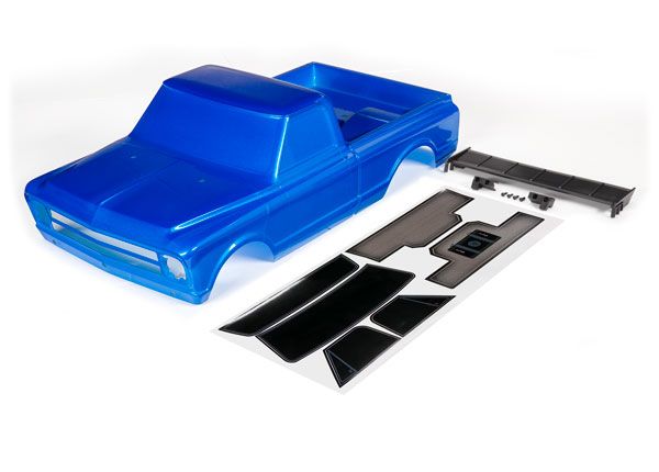 9411x Traxxas Body, Chevrolet C10 (blue) (includes wing & decals) 9411X