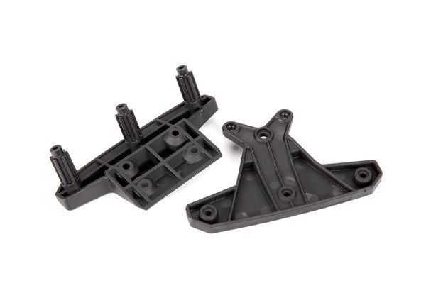 9420 Traxxas Bumper, chassis, front (upper & lower) 9420