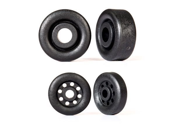 9461 Traxxas Wheels, barra con ruedas, negro (26 mm (2), 18 mm (2)) 9461