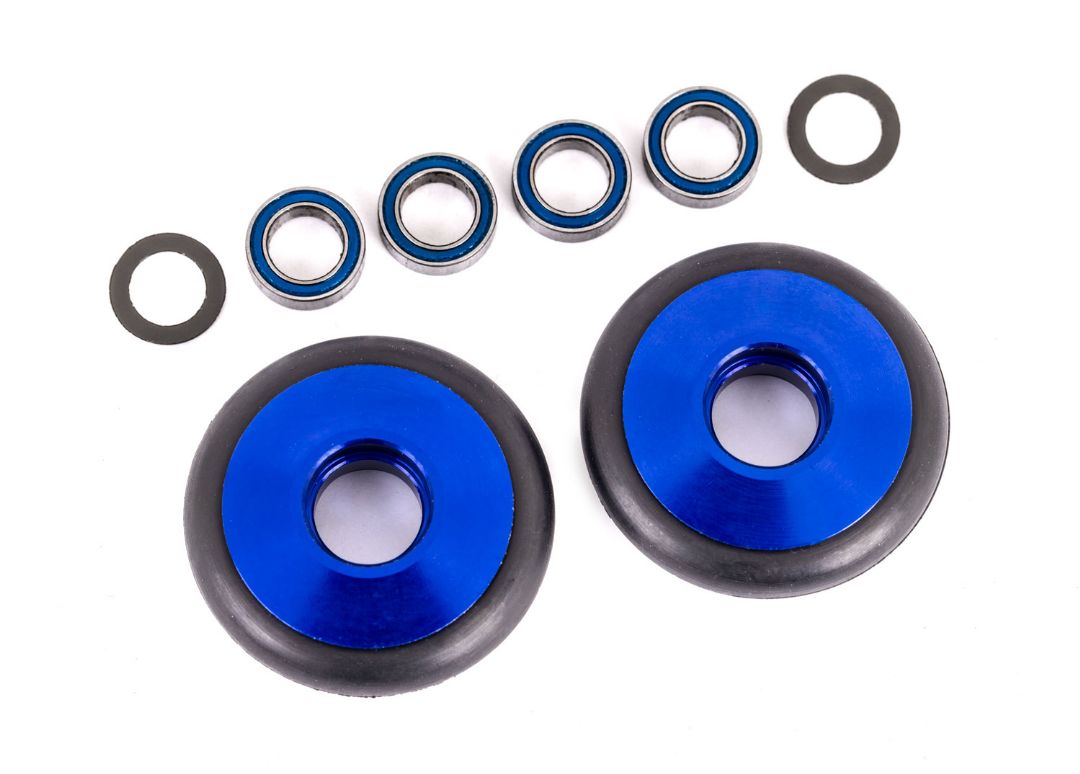 9461X Traxxas Wheels, barra con ruedas, (azul) (2)