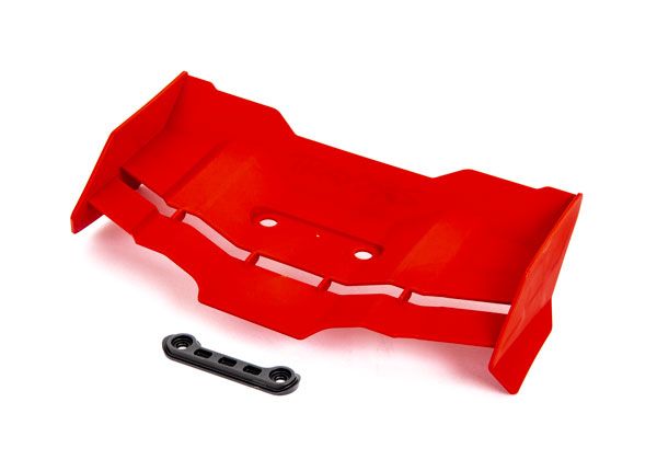 9517R Traxxas Wing/ wing washer (red)