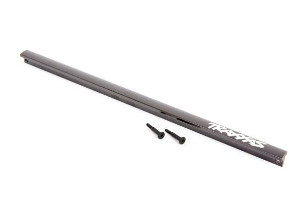 9523A Traxxas Center brace (T-Bar), 6061-T6 aluminum (gray-anodized)/