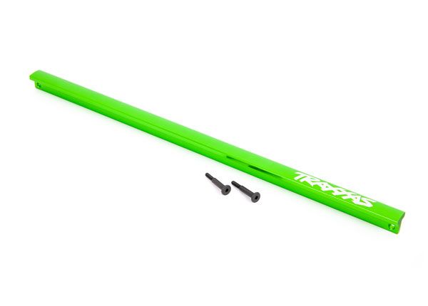 9523G Traxxas Center brace (T-Bar), 6061-T6 aluminum (green-anodized)/