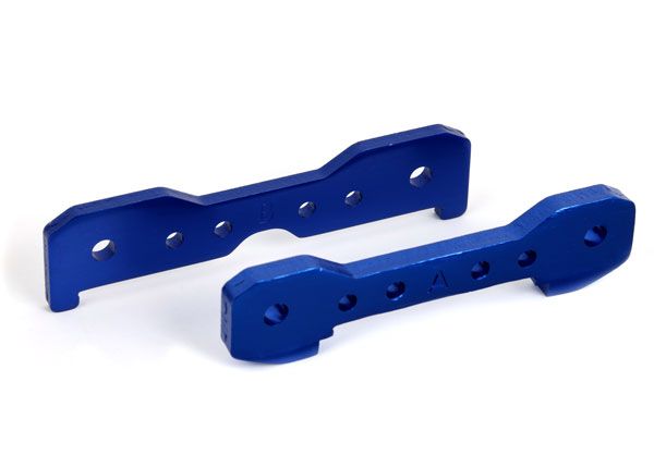 9527 Traxxas Tie bars, front, 6061-T6 aluminum (blue-anodized) 9527