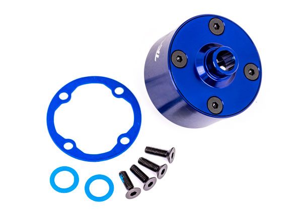 9581X Traxxas Carrier, diferencial (aluminio, anodizado azul)