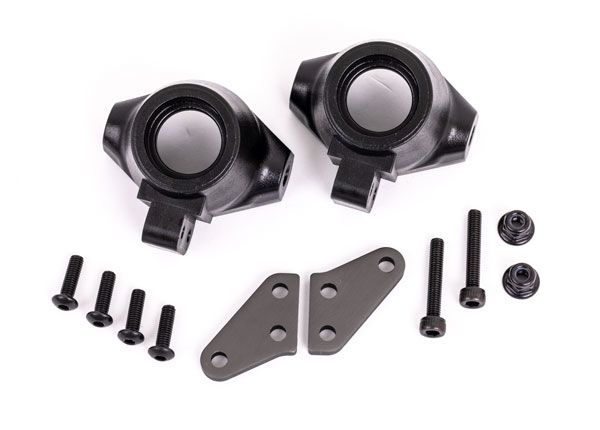9637a Traxxas Steering blocks, left & right/ steering block arms (alum) 9637A