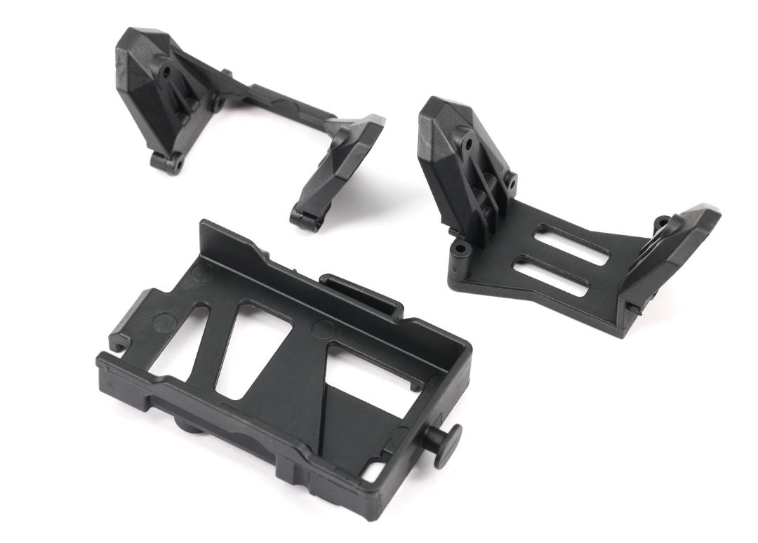9726 Supports d'amortisseur Traxxas (avant et arrière)/plateau de batterie