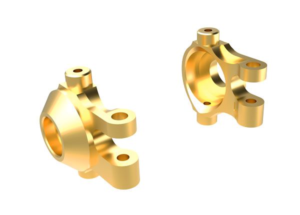 9737 Traxxas Steering Blocks, Brass (7 Grams) (2)