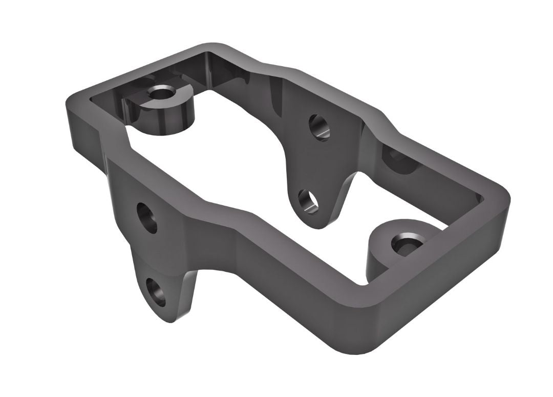 9739-GRAY Traxxas Servo Mount, 6061-T6 Aluminum (Dark Titanium-Anodized)