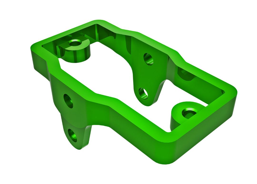9739-GRN Soporte de servo Traxxas, aluminio 6061-T6 (anodizado en verde)