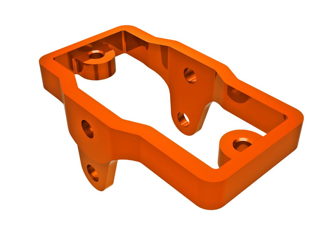 9739-ORNG Soporte de servo Traxxas, aluminio 6061-T6 (anodizado en naranja) 