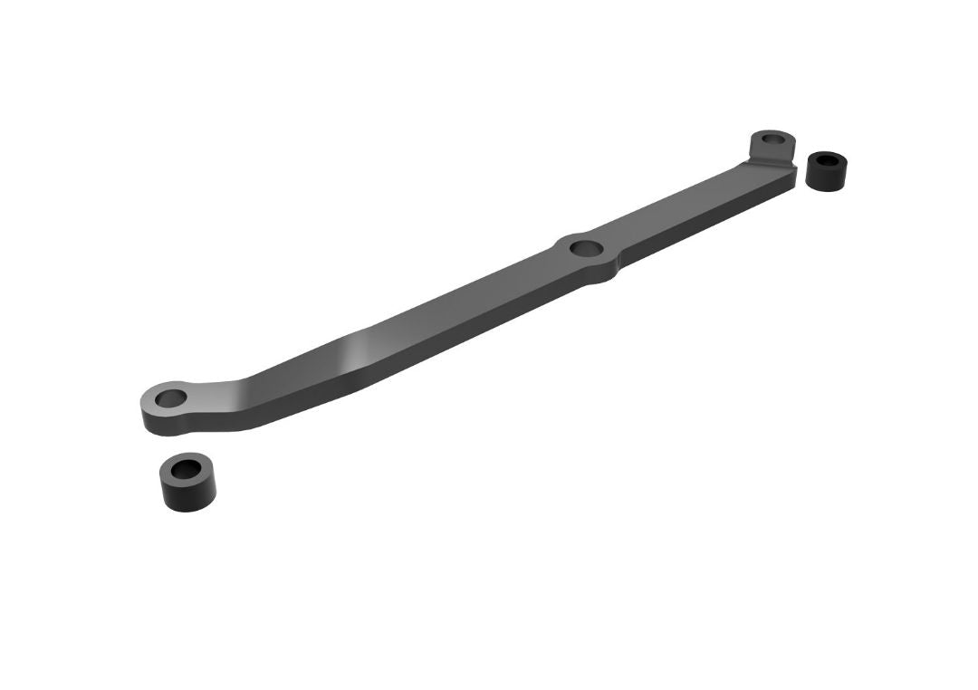 9748-GRAY Traxxas Steering Link, Aluminum (Gray-Anodized)
