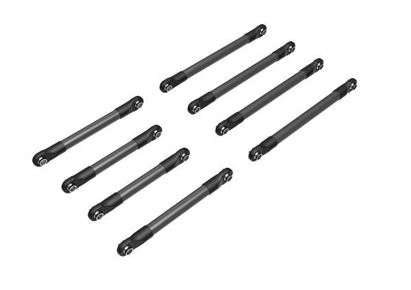 9749-GRAY Traxxas Suspension Link Set, Aluminum (Gray-Anodized)