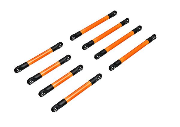 9749-ORNG Traxxas Suspension Link Set, Aluminum (Orange-Anodized)