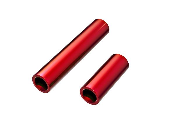 9752-RED Ejes de transmisión Traxxas, central, hembra, aluminio (anodizado rojo) 
