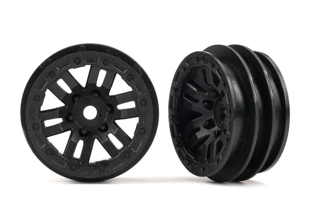 9768 Ruedas Traxxas, 1.0" (Negras) (2) 
