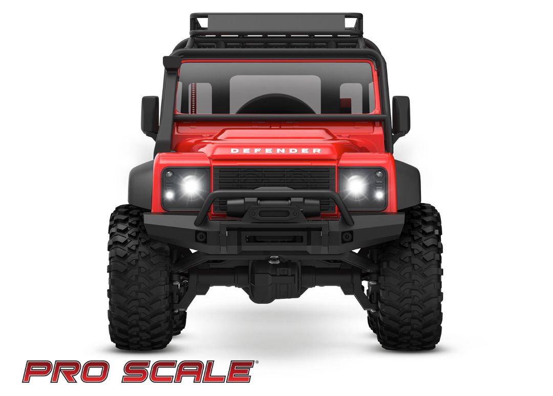 9784 Ensemble d'éclairage LED Traxxas, avant et arrière, complet (Landrover) TRX 4M