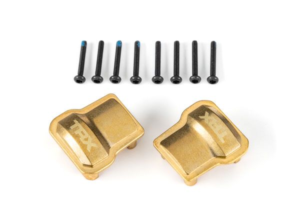 9787 Traxxas Axle Cover, Brass (8 Grams) (2)